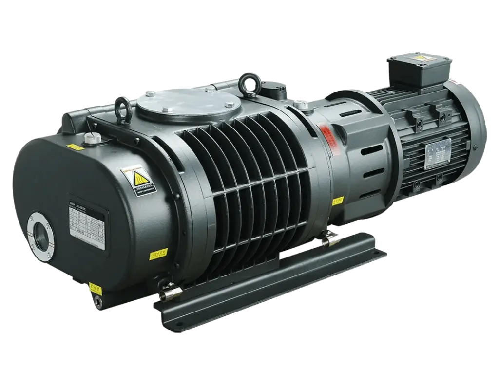 Двухроторный насос Рутса вид сбоку