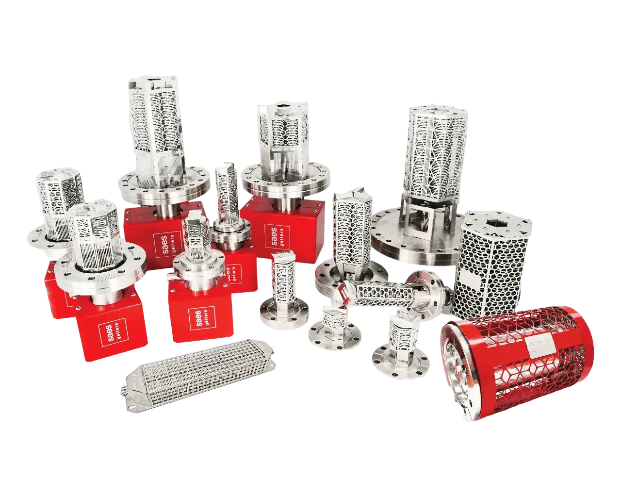 Геттерно-ионные насосы Saes Getters вид сбоку