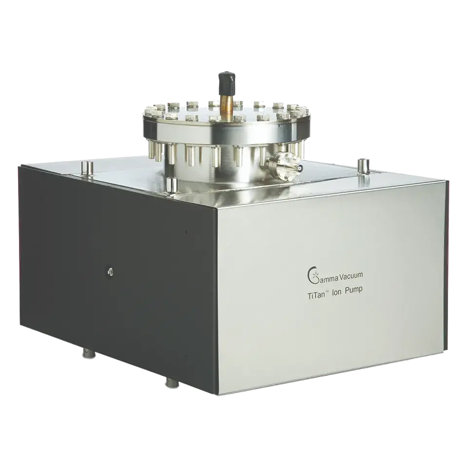 Геттерно-ионный насос в классическом исполнении вид сбоку