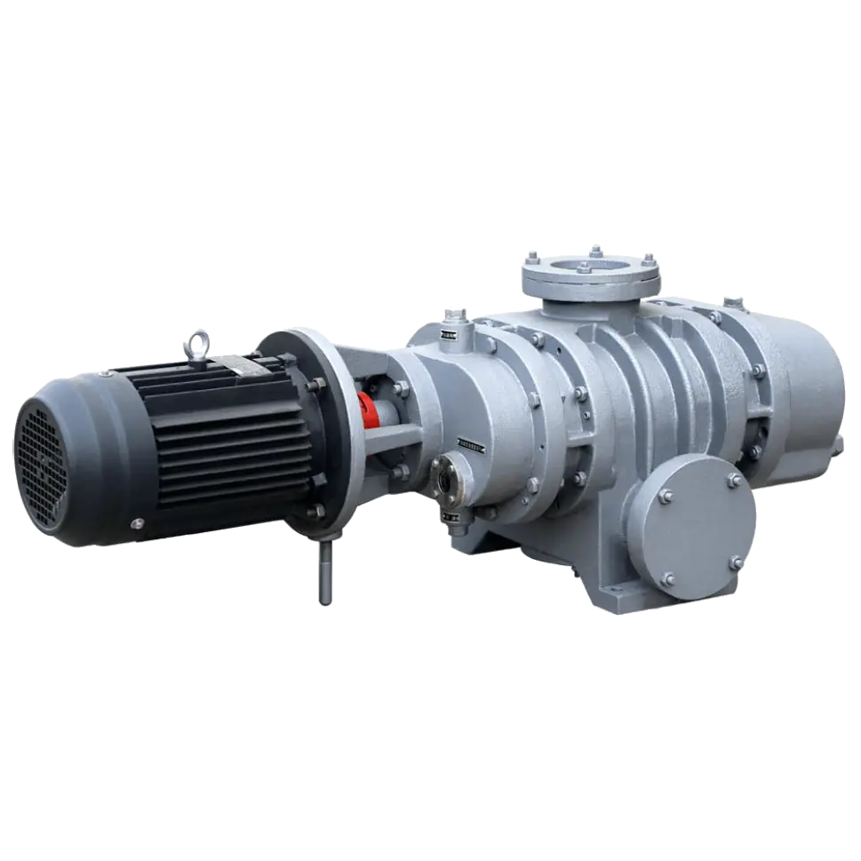 Классический насос Рутса вид сбоку