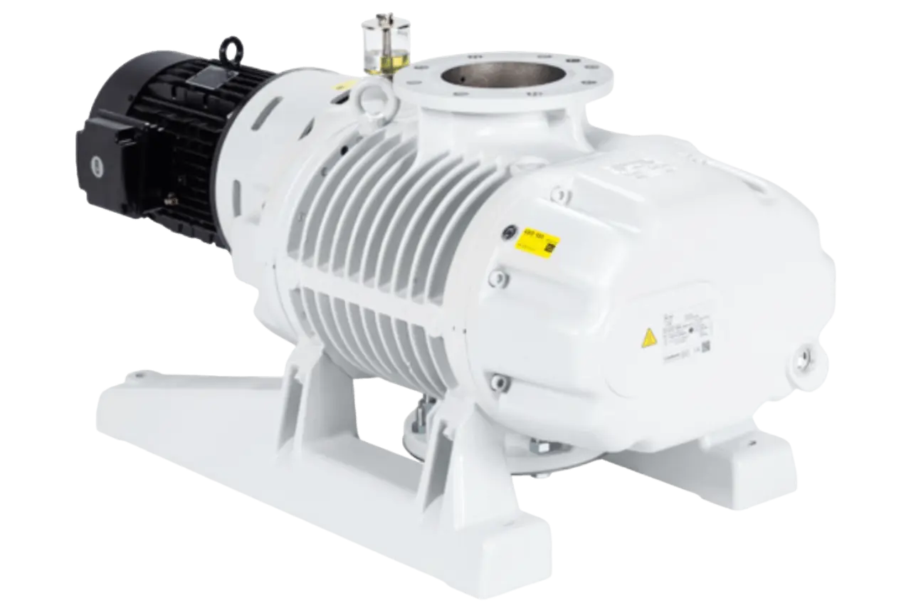 Классический вакуумный насос Рутса вид сбоку