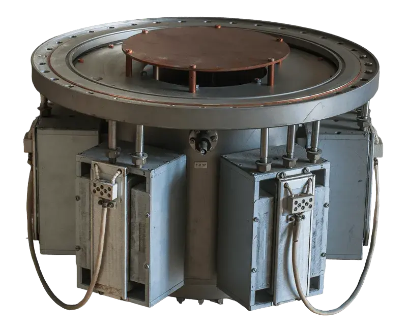 Магниторазрядный насос классического типа вид сбоку