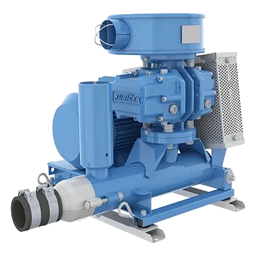 Роторная воздуходувка Kubicek вид сбоку