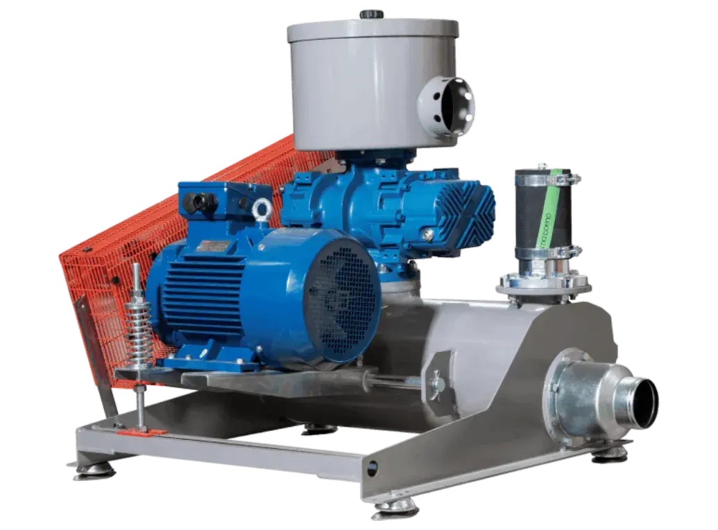 Роторная воздуходувка Robuschi вид сбоку