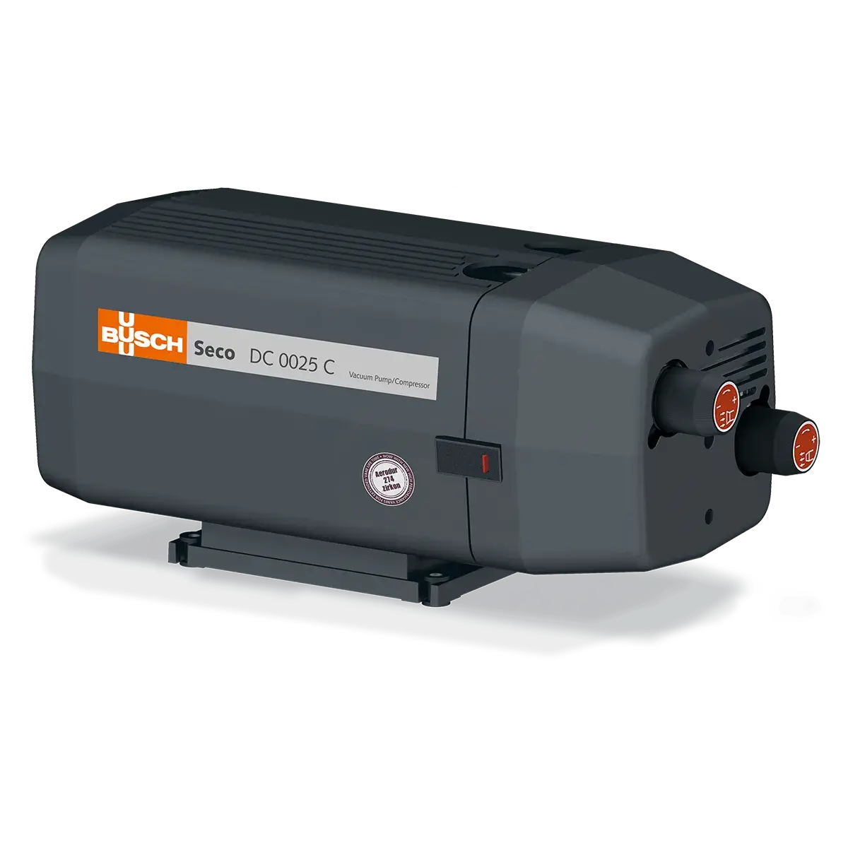 Роторно-пластинчатый компрессор Busch вид сбоку