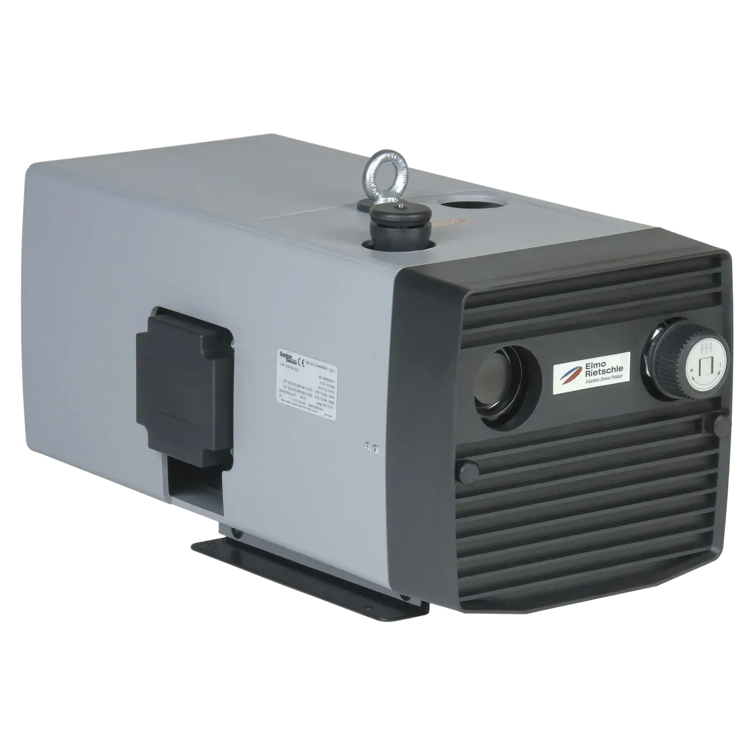 Роторно-пластинчатый компрессор Elmo Rietschle вид сбоку