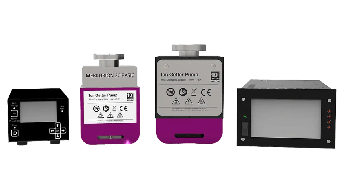 Геттерно-ионные насосы вид сбоку