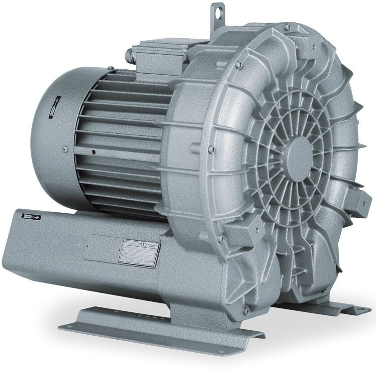 Вихревая воздуходувка классического типа вид сбоку