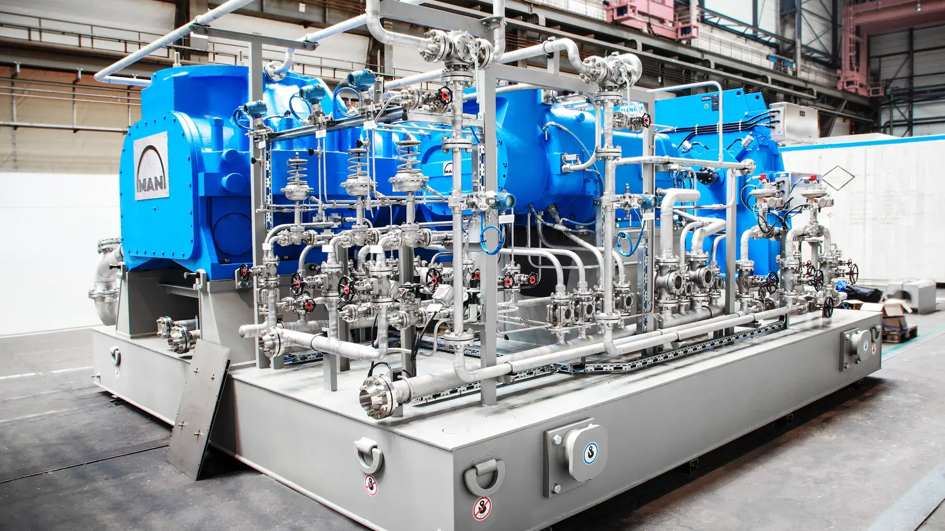 Винтовые воздуходувки в нагнетательной системе на производстве