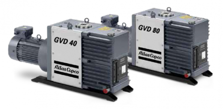 Двухступенчатый пластинчато-роторный вакуумный насос ATLAS COPCO GVD 80
