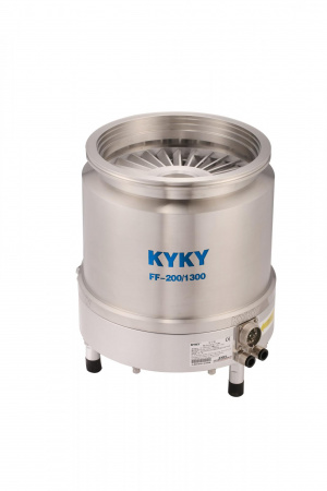 Турбомолекулярный вакуумный насос с контроллером KYKY FF200/1300EF 200 CF (воздушное охлаждение)